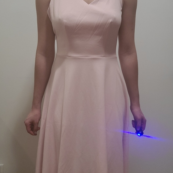 Casual Tea Dress V Neck Cocktail Swing Dress Prom - Picture 7 of 16